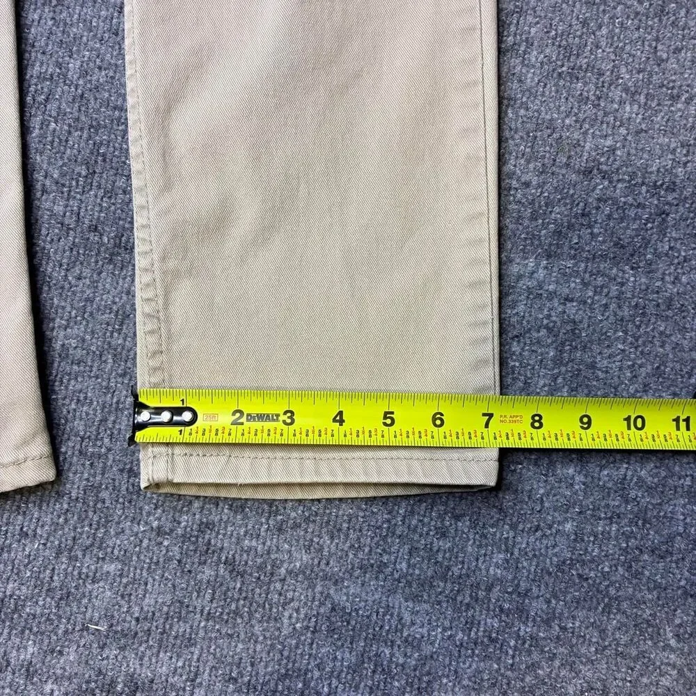Levi’s 502 Regular Taper Jeans Men’s 34x30 Beige Tan Denim Pants